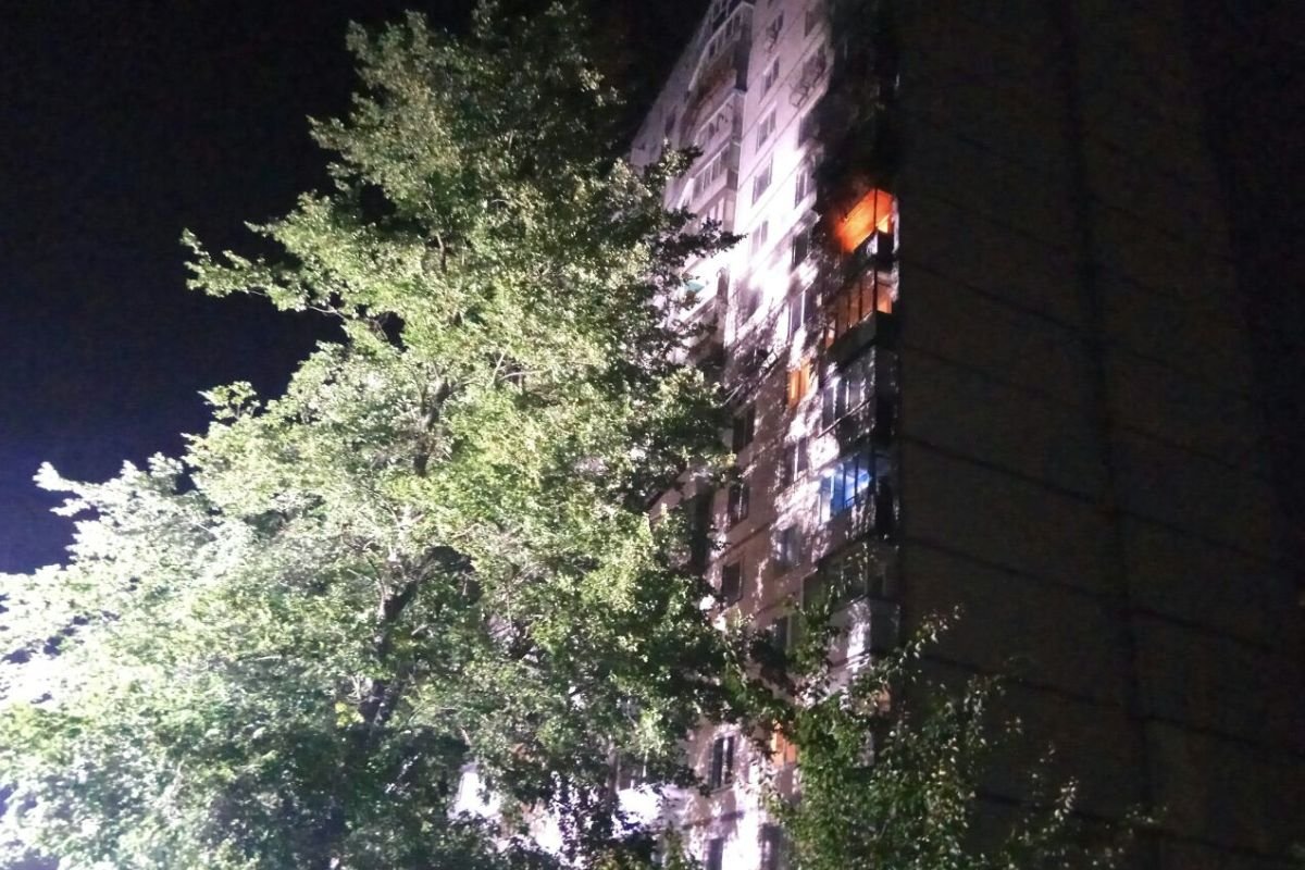 В Квартире выгорело все