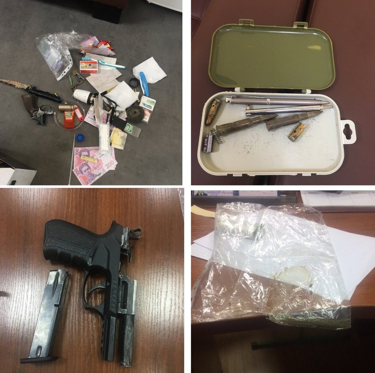 Замдиректора гимназии хранил на кабинете оружие и наркотики. Фото: источник Информатора Замдиректора гимназии хранил на кабинете оружие и наркотики. Фото: источник Информатора