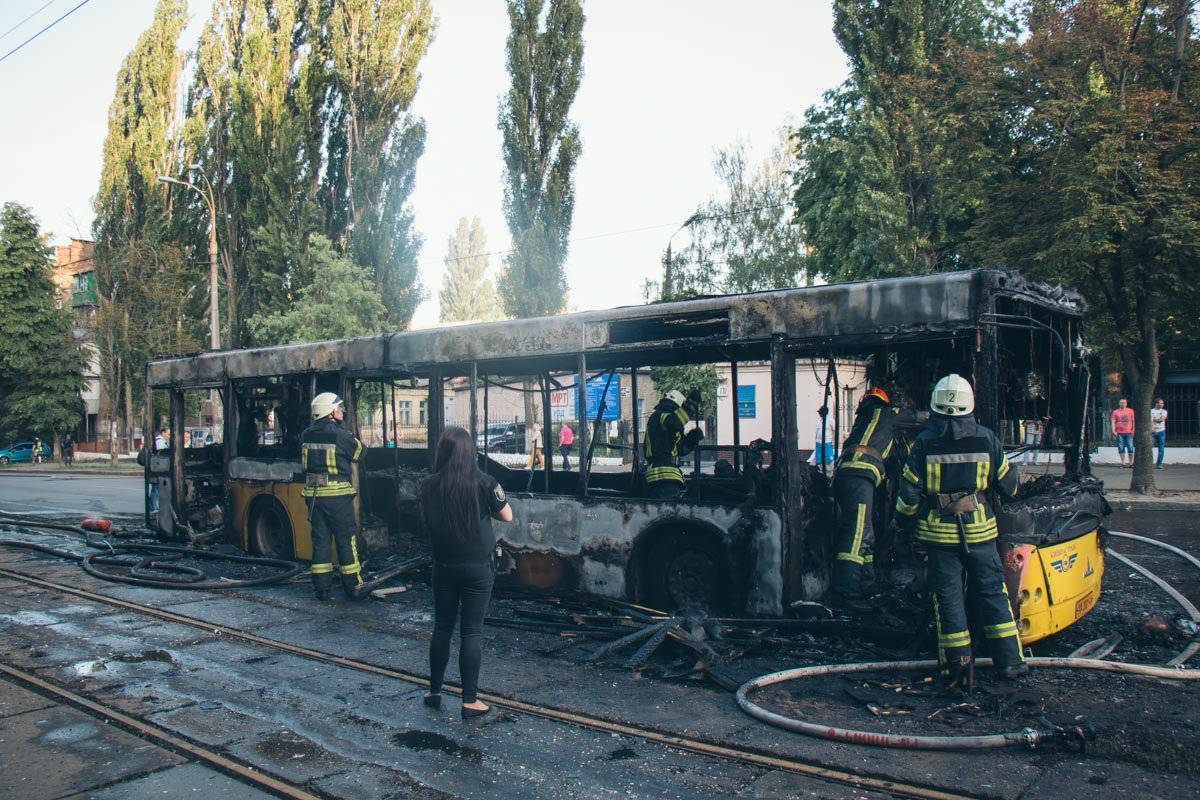В результате возгорания никто не пострадал