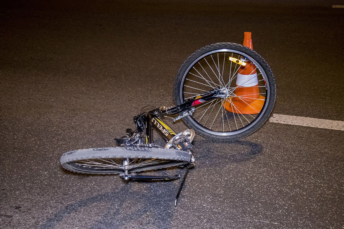 Велосипед полностью покорежен