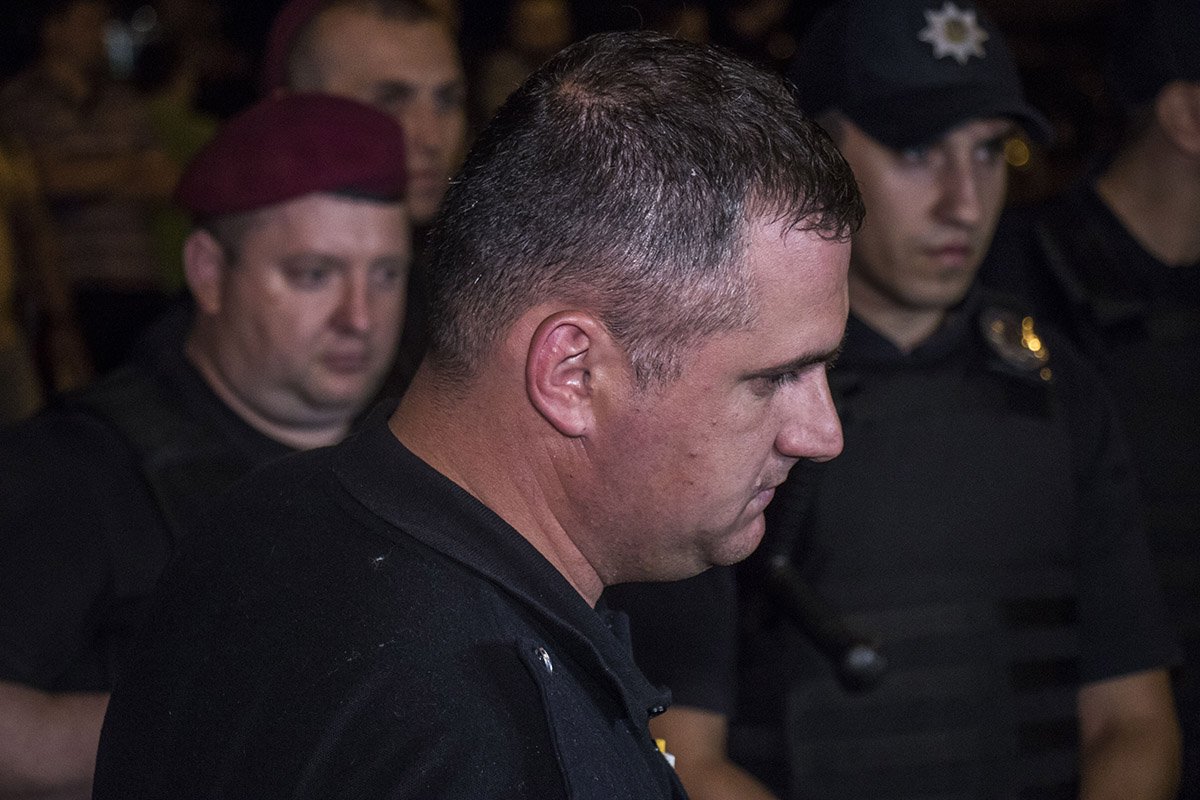 Сотрудник полиции, который сидел за рулем