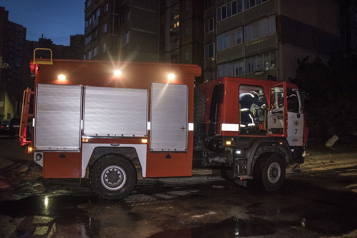 На месте работали сотрудники ГСЧС На месте работали сотрудники ГСЧС