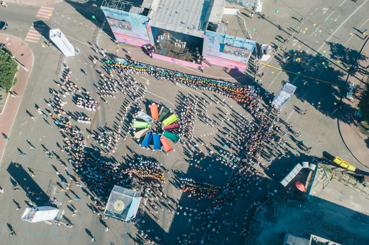 С высоты лучше видно масштабы рекорда