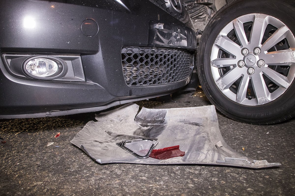 Авария случилась примерно в 19:45