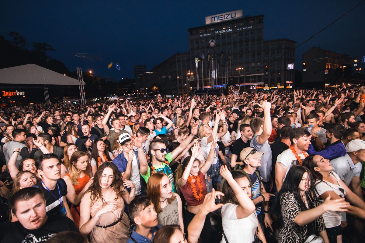 На Европейской площади прошел фестиваль электронной музыки Radioday