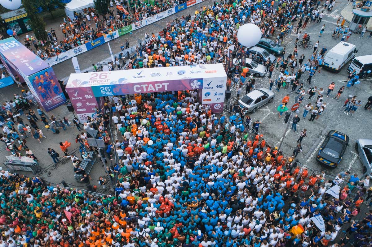 Пробег в 2018 году прошел масштабно и красочно