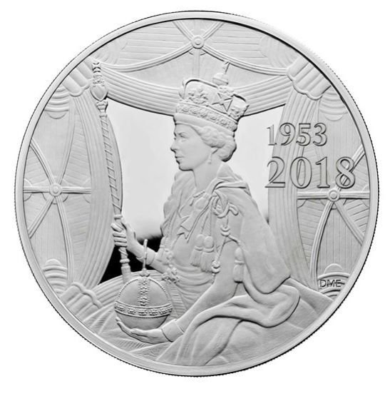 В честь королевы Елизаветы выпустили килограммовую монету В честь королевы Елизаветы выпустили килограммовую монету