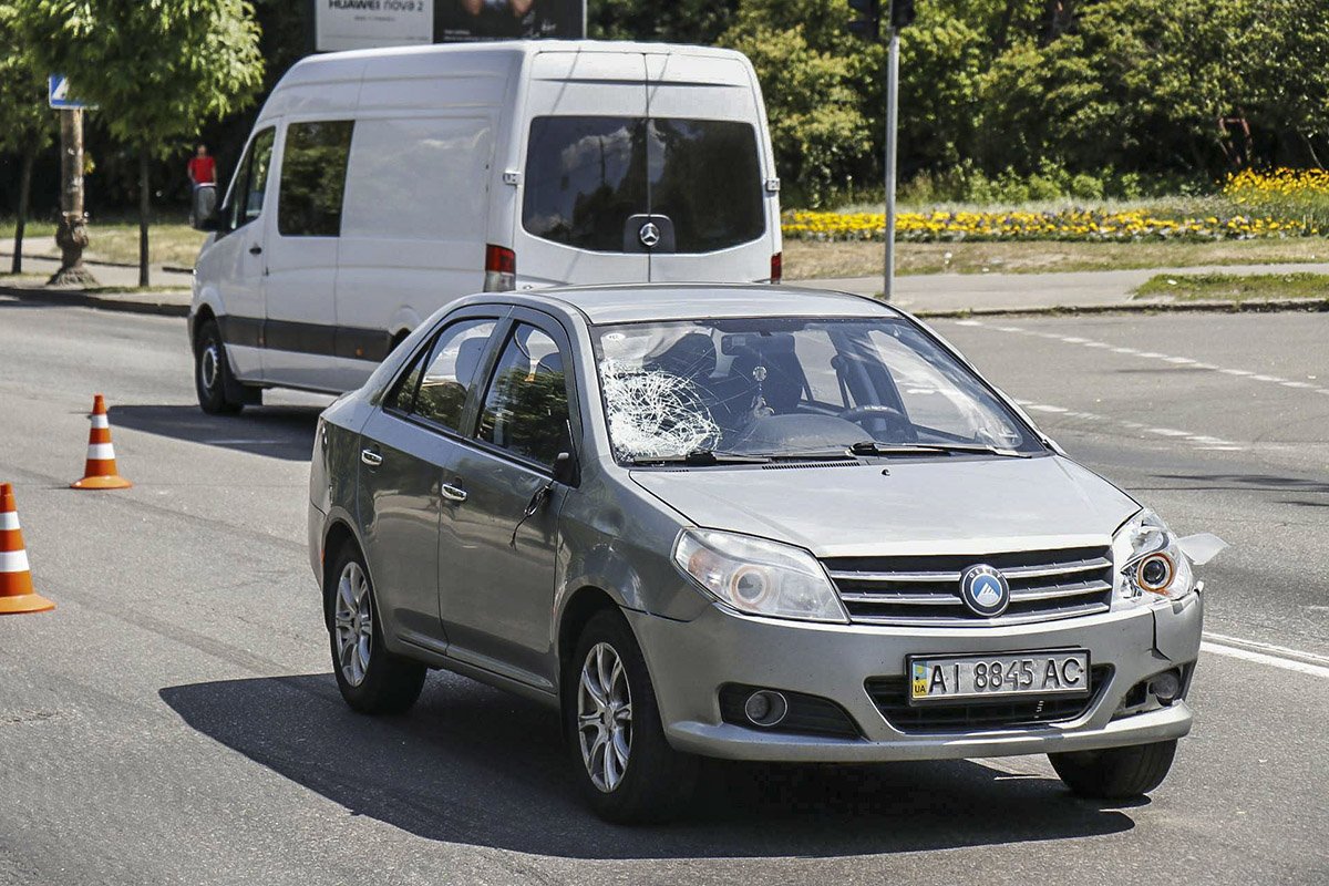 Водитель авто не пострадал