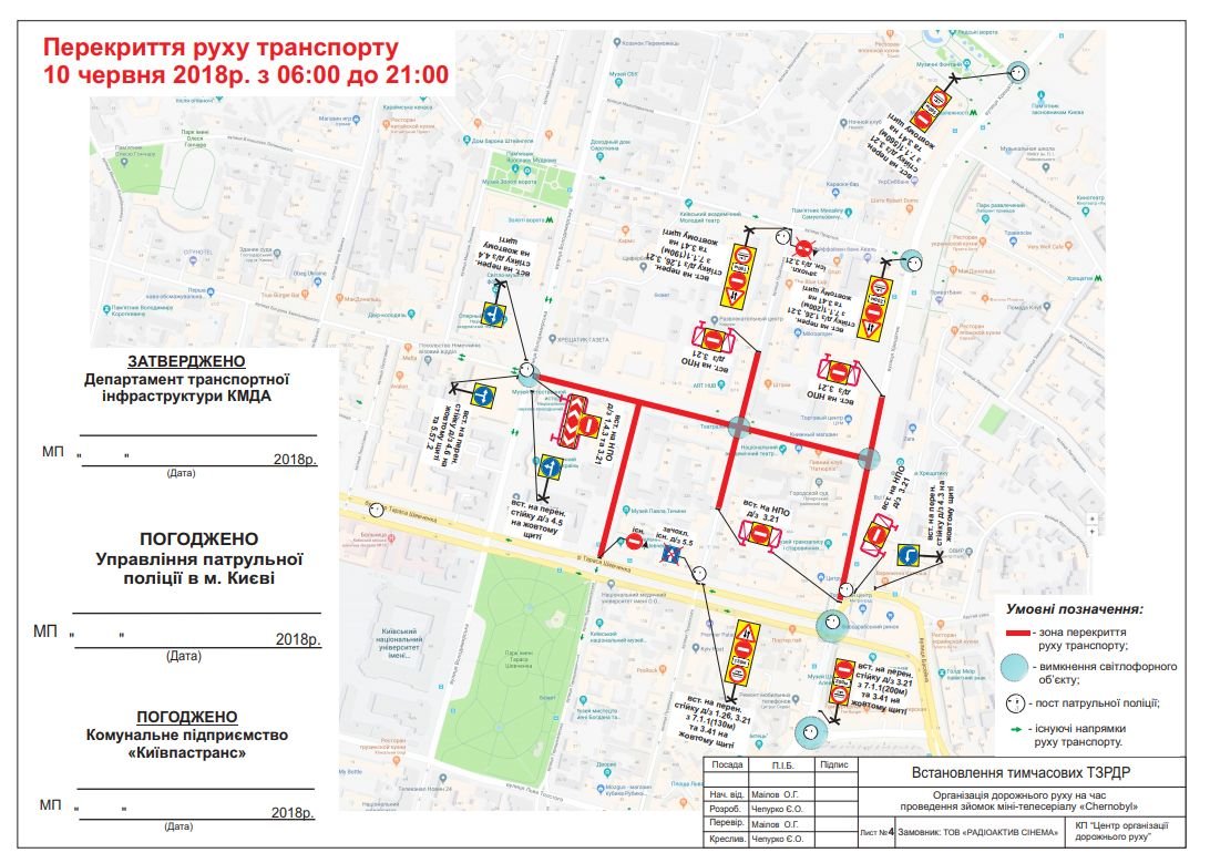 Схема перекрытия на 10 июня