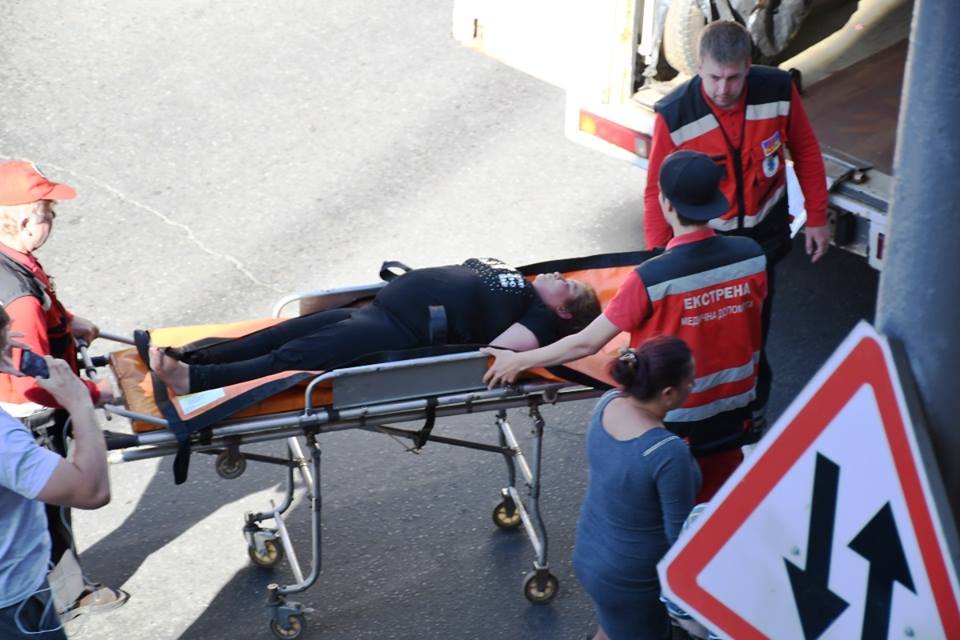 Женщине оказали первую медицинскую помощь 