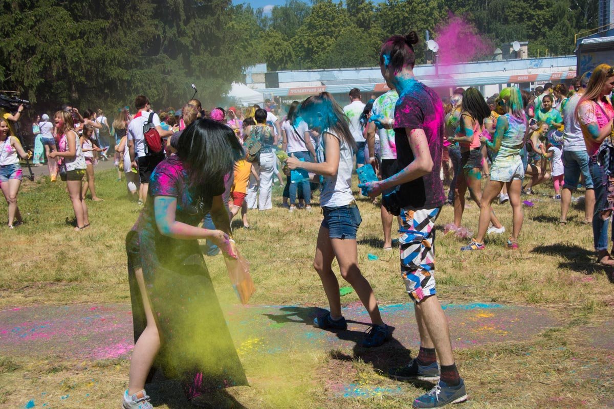 Цветные облака