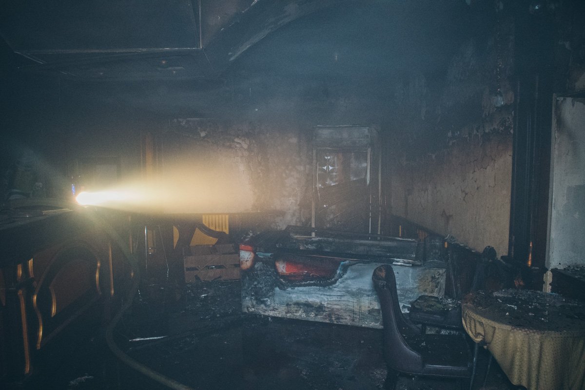 На Гидропарке горел ресторан Dan City