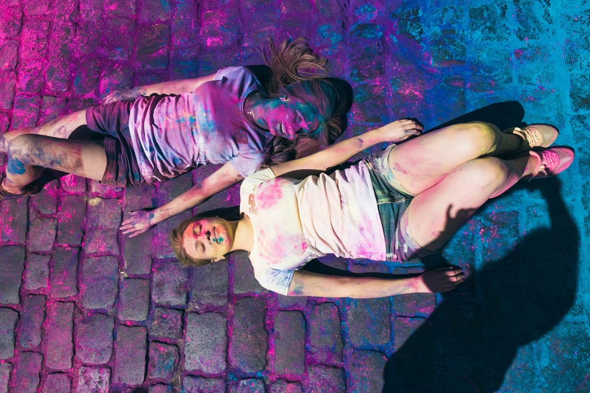 Я на фиолетовой стороне