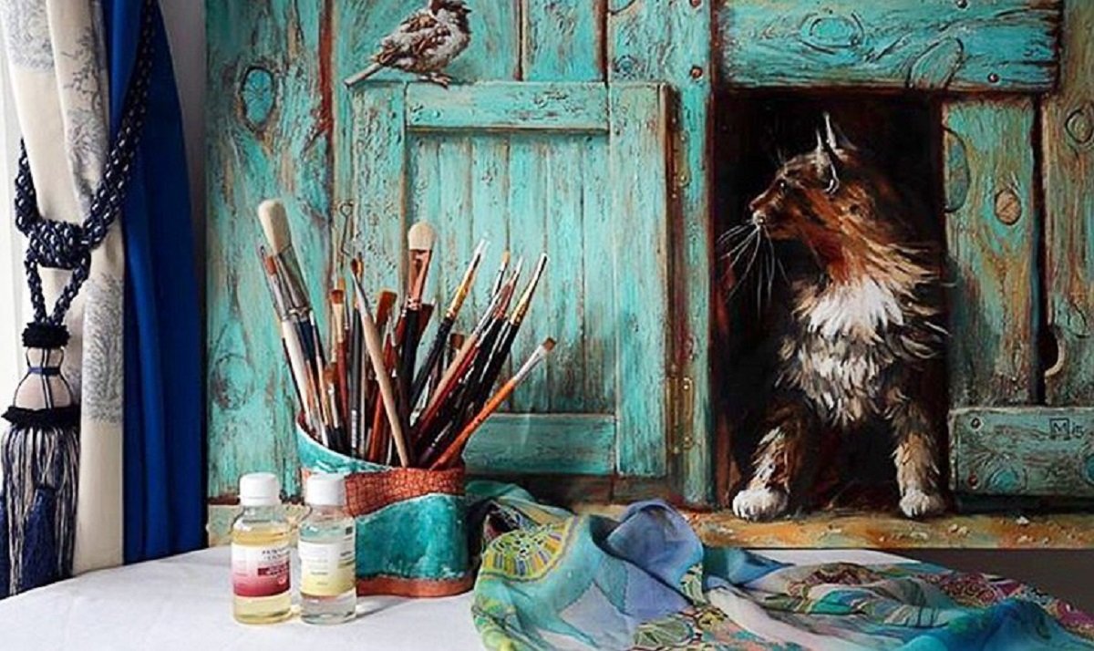 В Киеве всех желающих научат рисовать картины маслом 