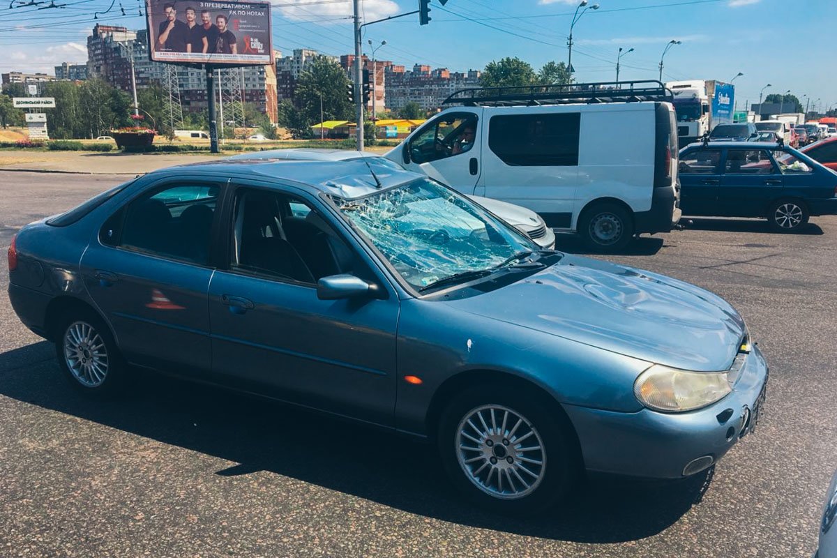 Водитель Ford остался для выяснения подробностей случившегося