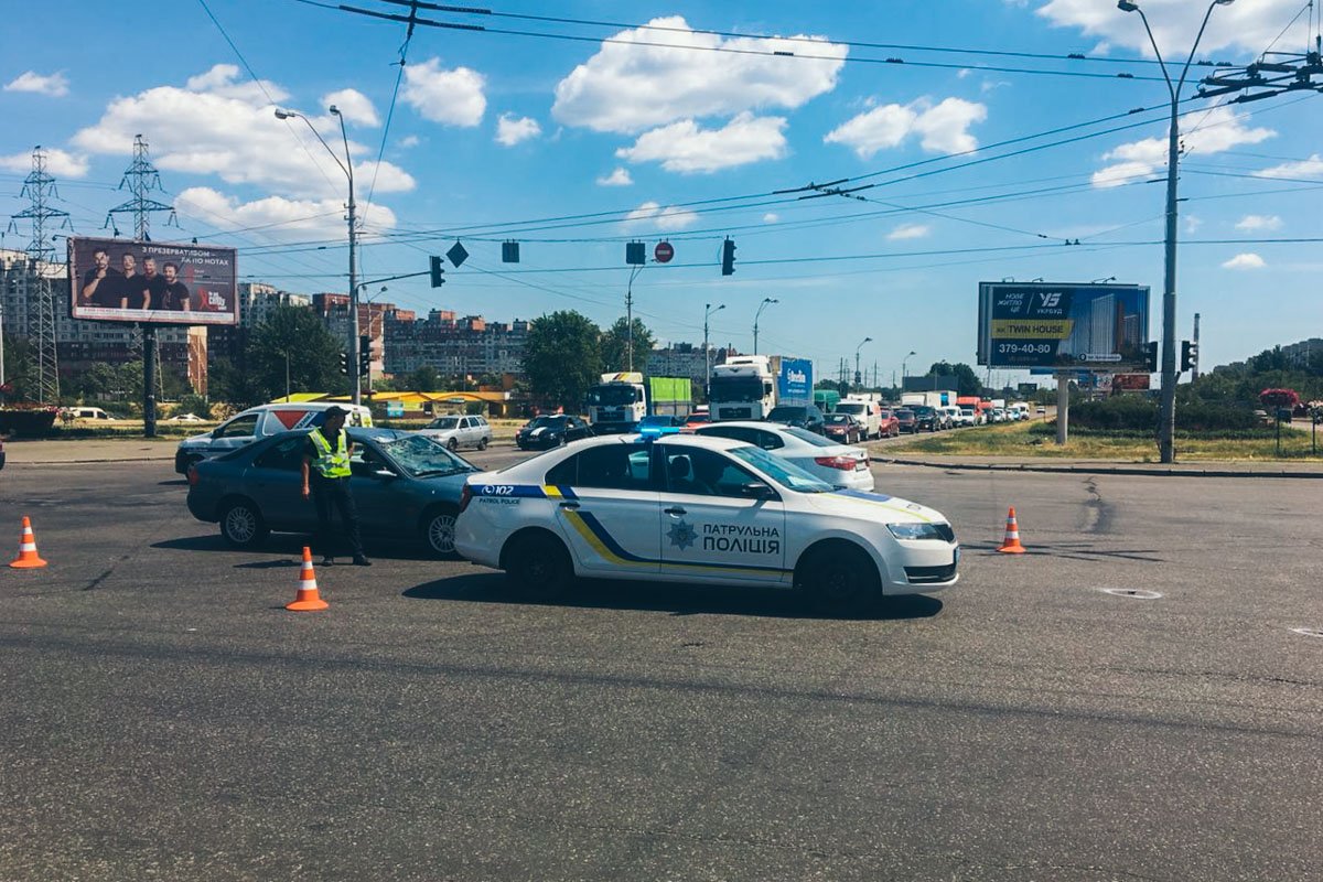 На месте аварии работают правоохранители