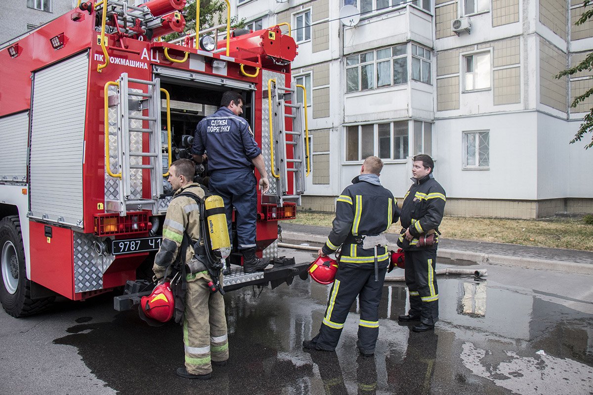 Площадь возгорания составила около 6 квадратных метров