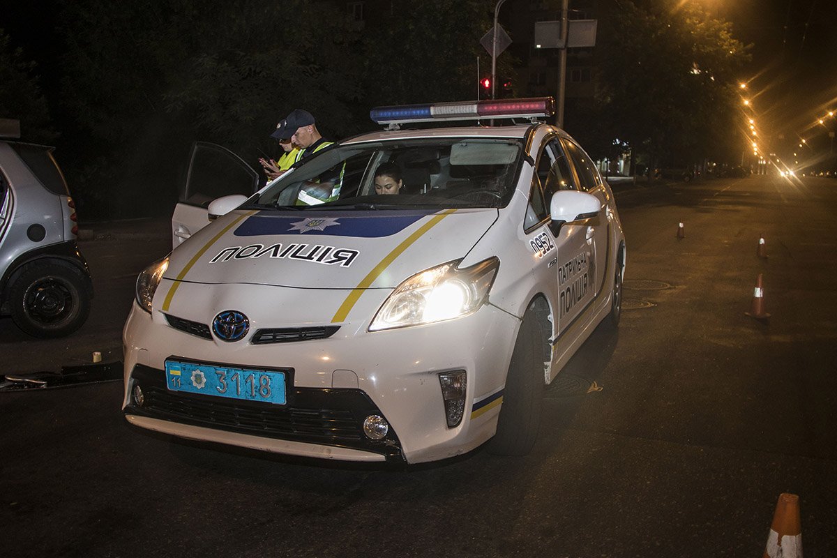 На месте работала патрульная полиция На месте работала патрульная полиция