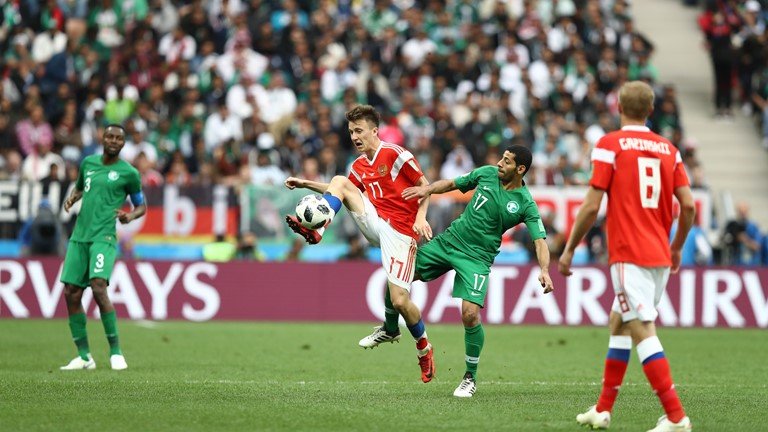 Два гола забил Черышев, по одному на счету Газинского, Дзюбы и Головина Два гола забил Черышев, по одному на счету Газинского, Дзюбы и Головина