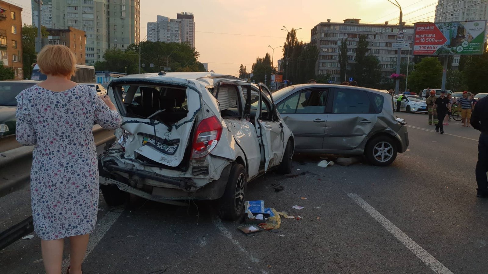 ДТП перекрыло движение по проспекту Победы