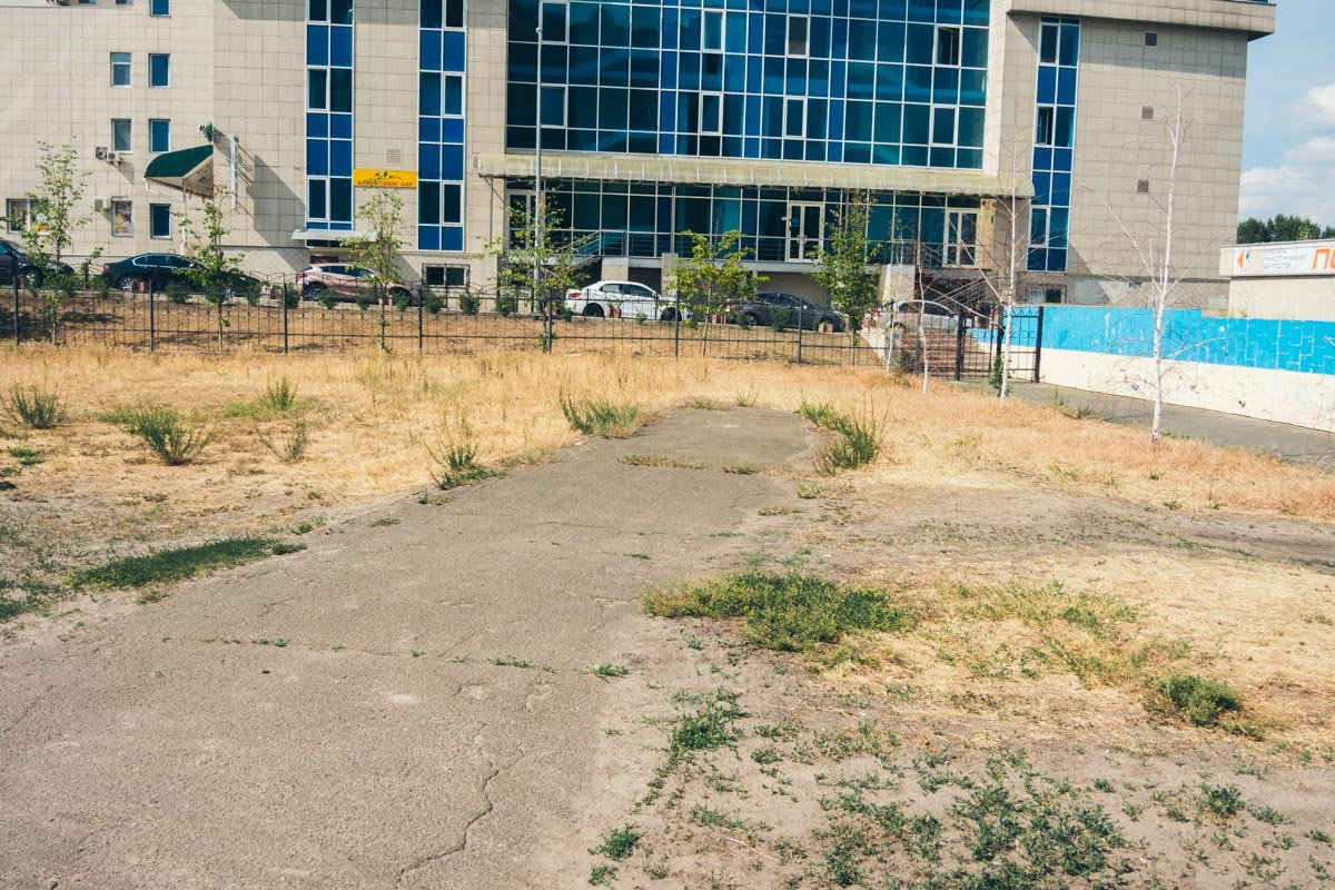 Асфальт основательно потрескался Асфальт основательно потрескался