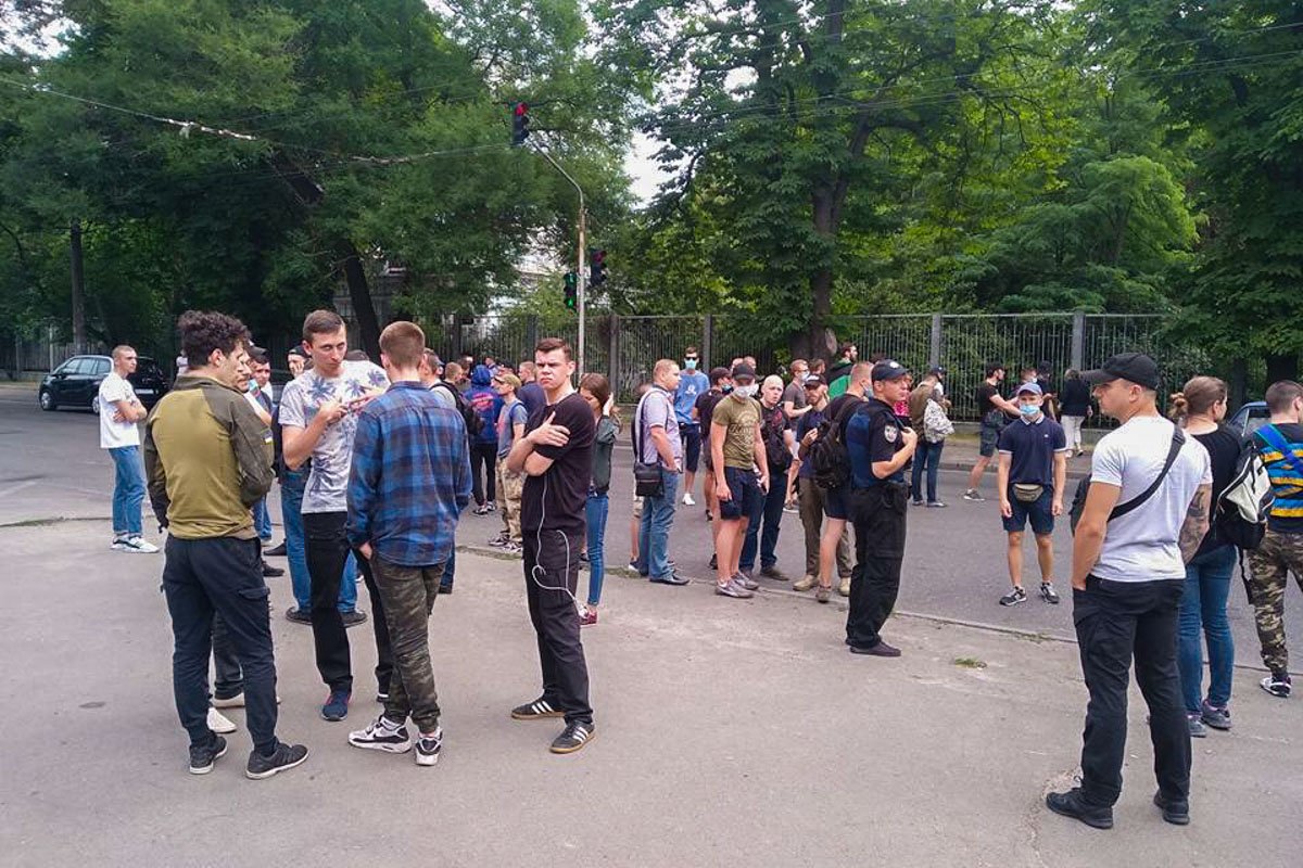 Праворадикальная организация С14 заблокировала несколько дорог