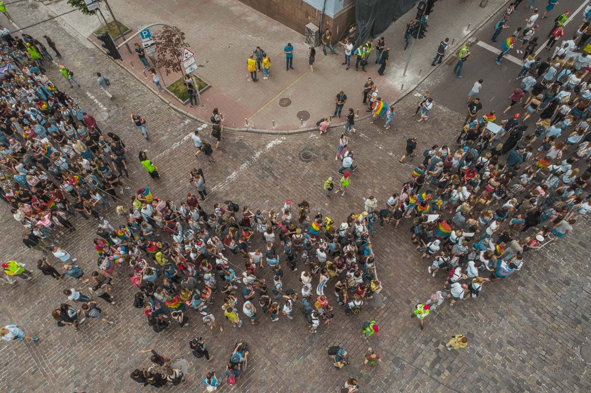 В Нацполиции отметили, что ни один участник шествия не пострадал