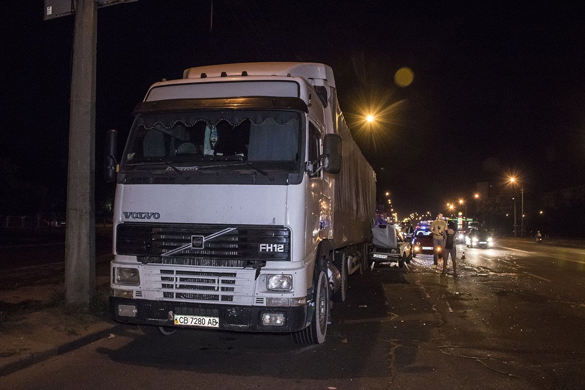 Правоохранители оставили водителю фуры, которого не было на месте аварии, записку с дальнейшими действиями