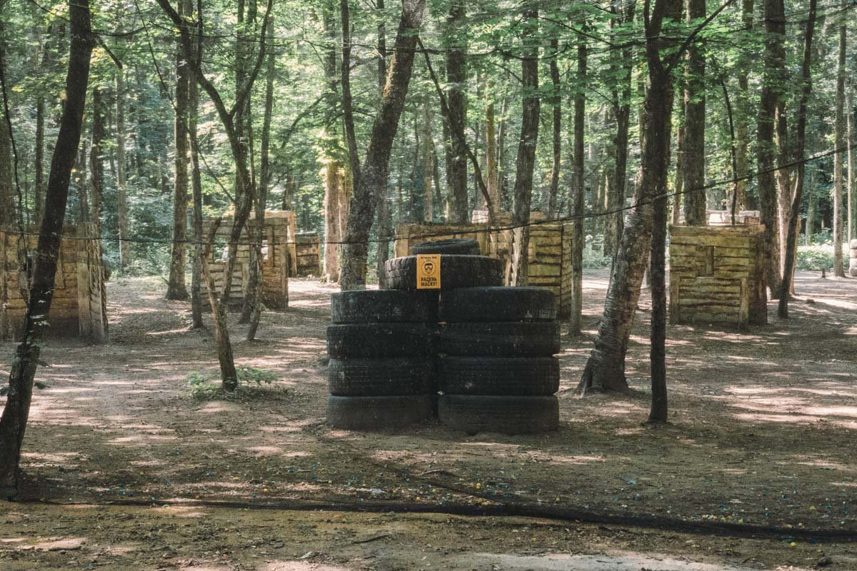 Зона для пейнбола 