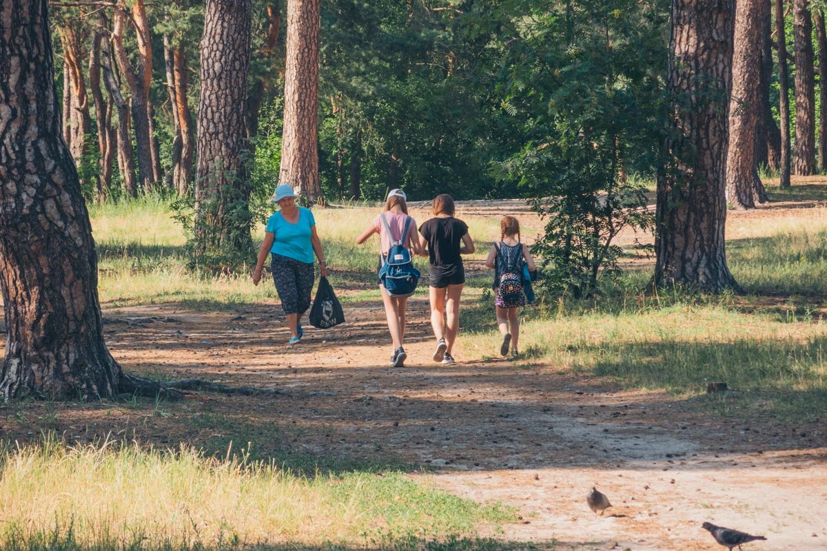 В некоторых местах аллейки остались в прежнем виде
