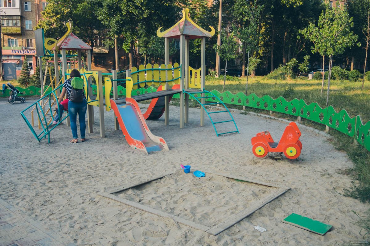 И площадка для детей тоже предусмотрена