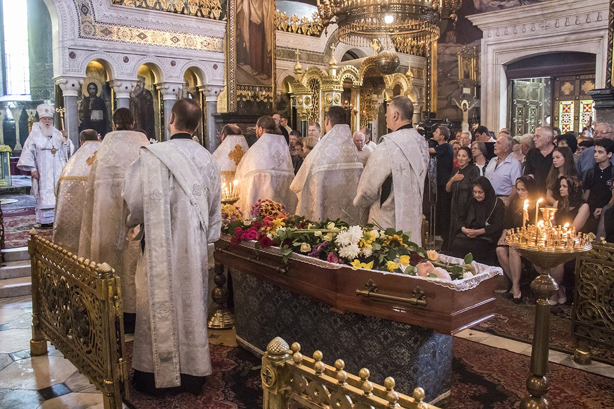 Прощание прошло во Владимирском соборе