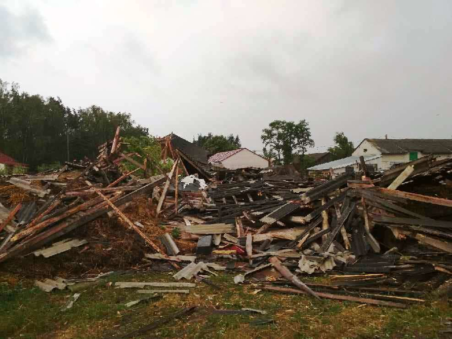 Непогода пронеслась по Польше Непогода пронеслась по Польше