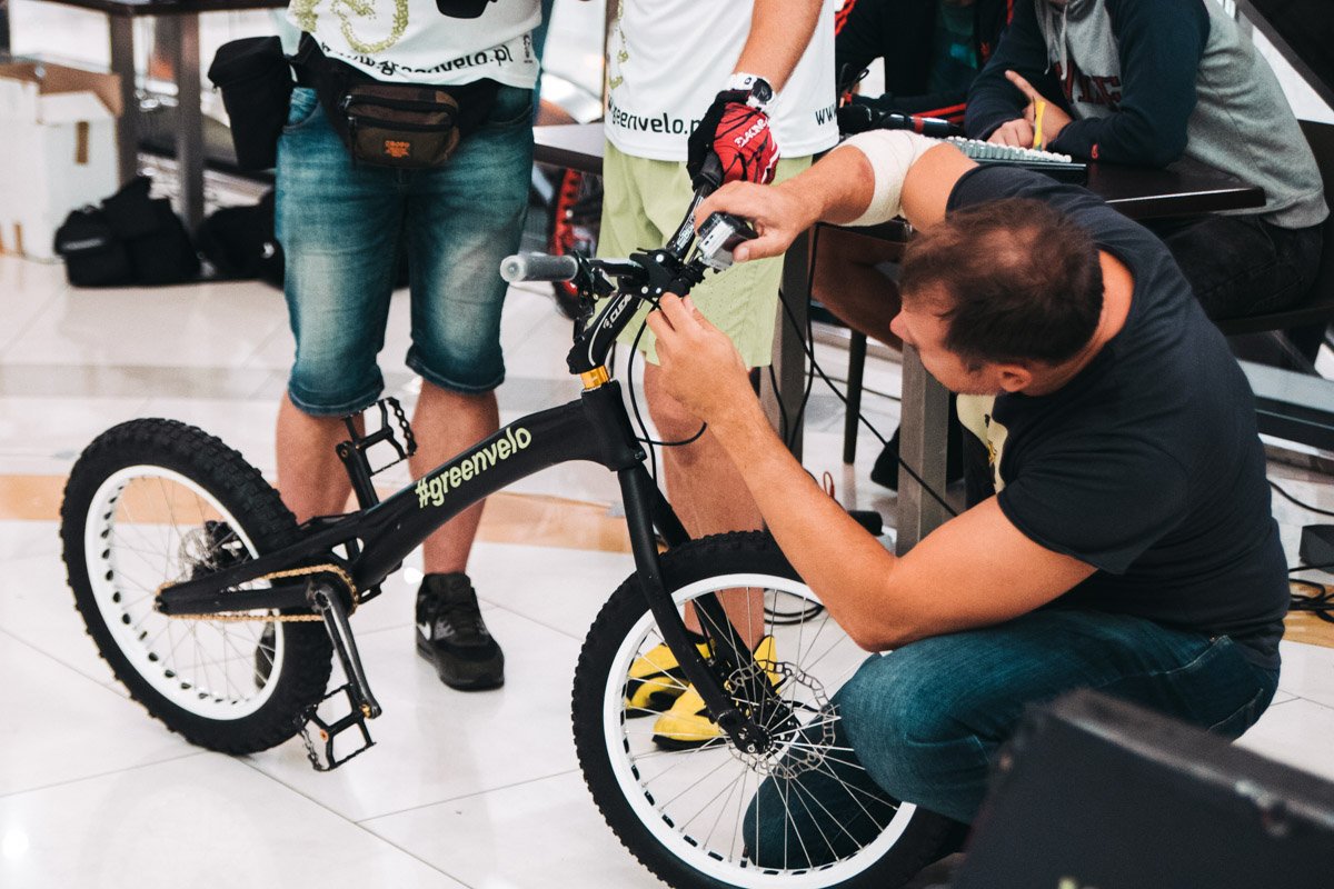 Последние приготовления байка 