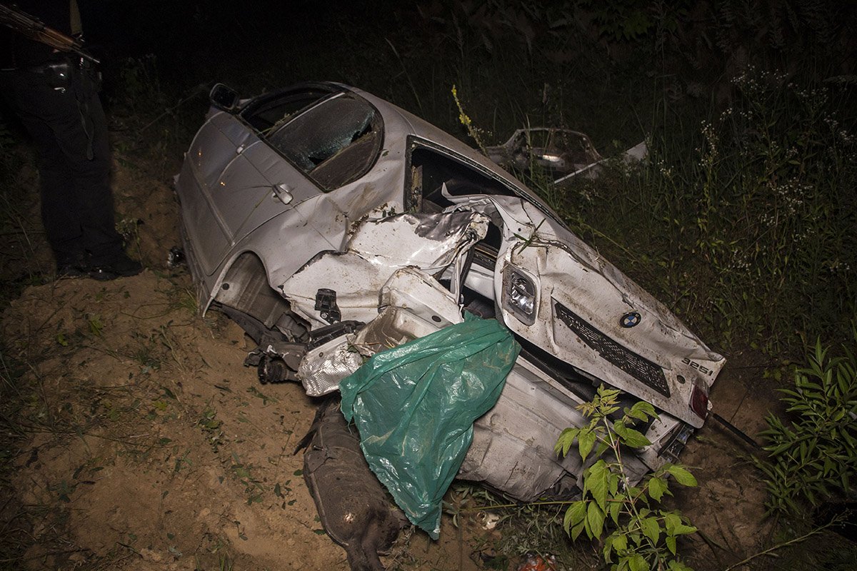 Автомобиль был на грузинских номерах