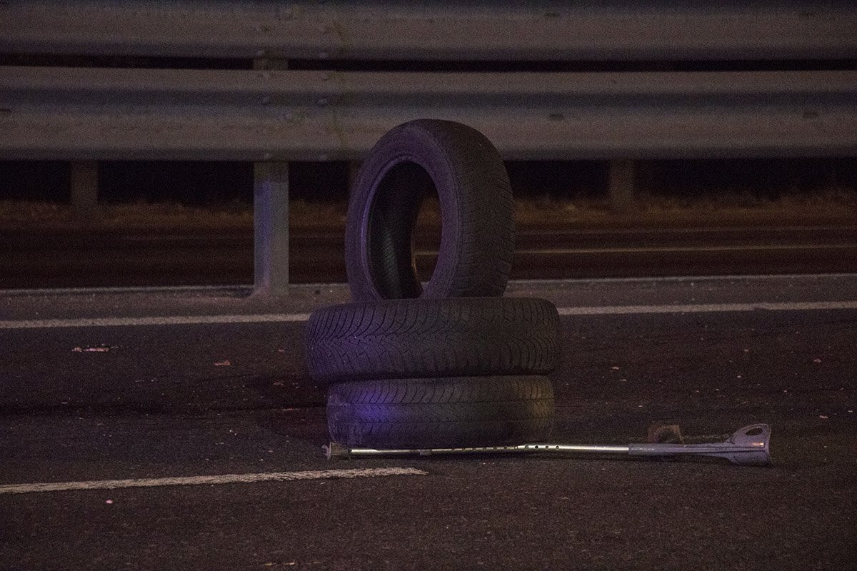 Погибший ходил с костылем