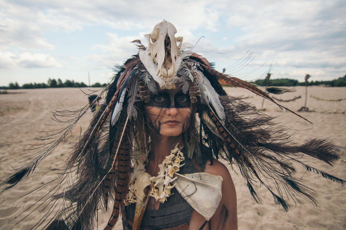 Девушки в гриме смотрелись очень органично Девушки в гриме смотрелись очень органично