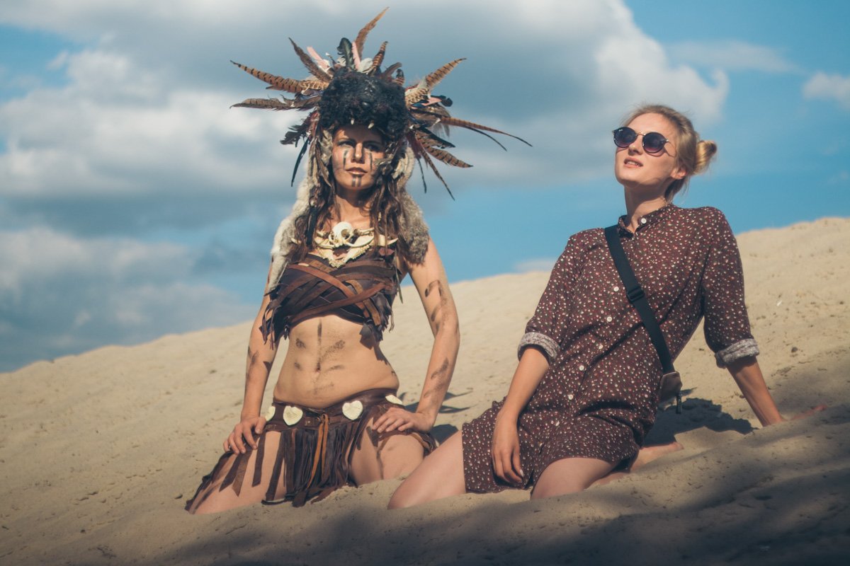 Всем хотелось сфотографироваться с амазонками Всем хотелось сфотографироваться с амазонками