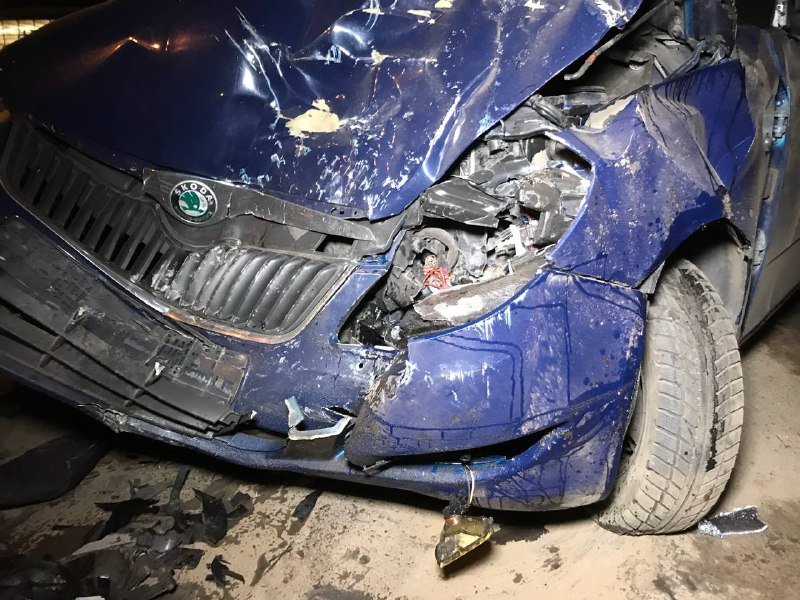 Во время аварии в салоне находился пассажир. Он не получил значительных травм