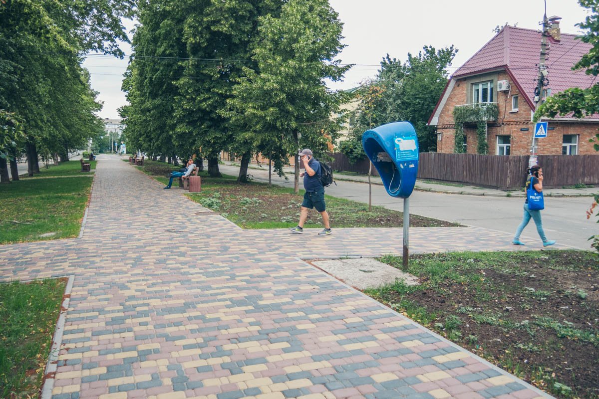 На бульваре поменяли дорожки