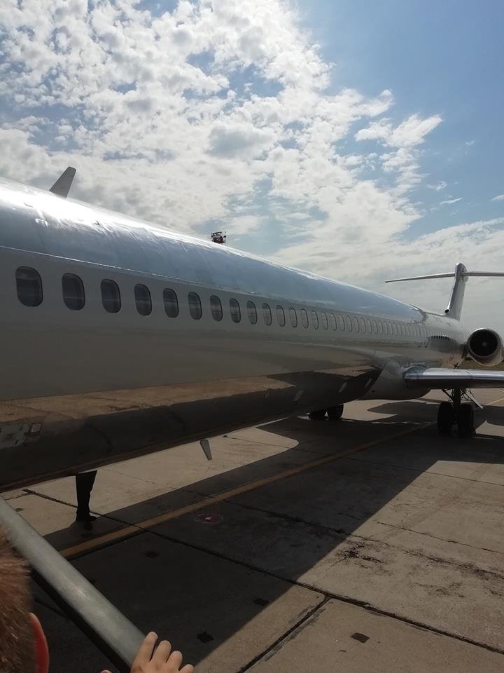 Самолет без опознавательных знаков посадили в Борисполе через полчаса после взлета