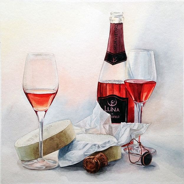 Тут можно выпить вина и научиться рисовать Тут можно выпить вина и научиться рисовать