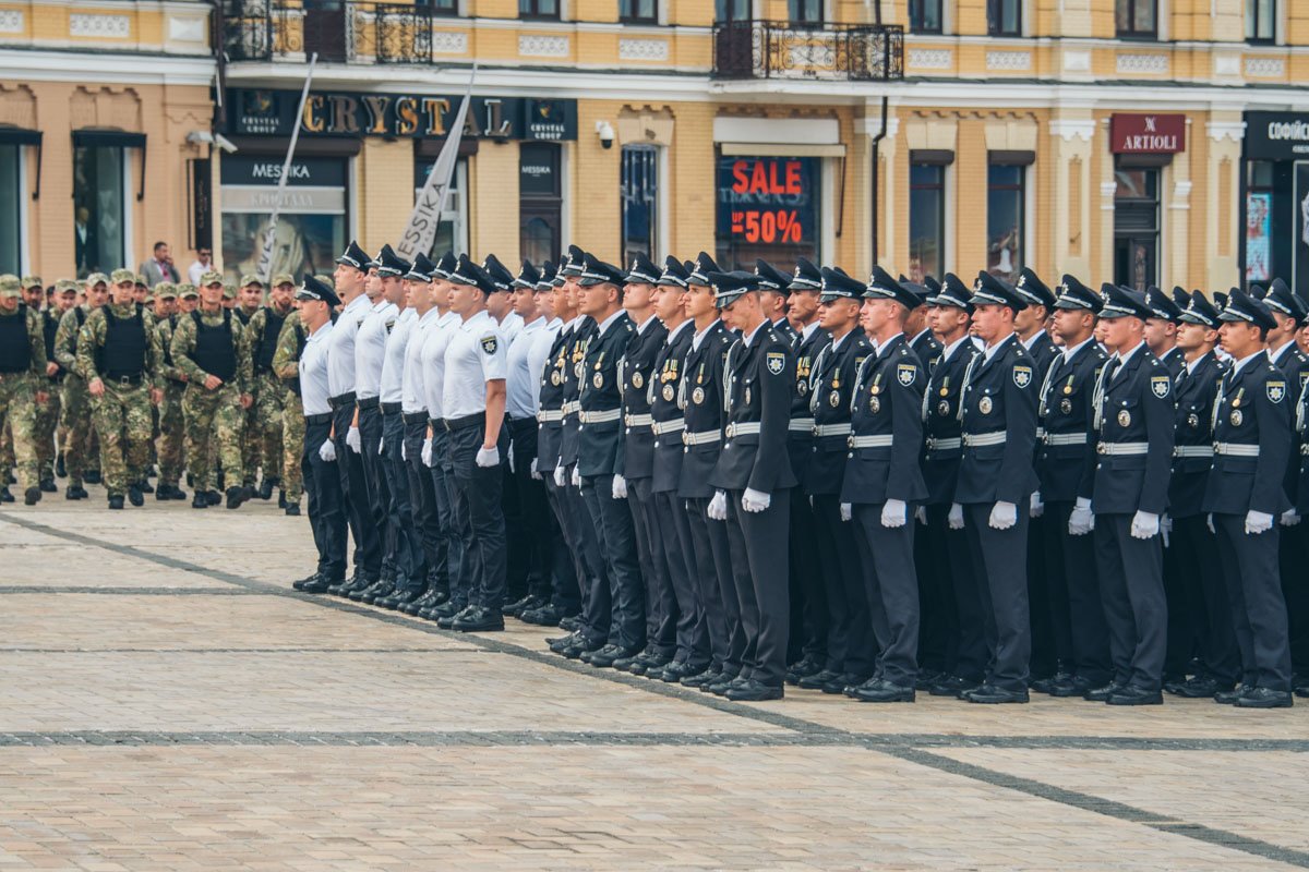Построение полицейских Построение полицейских