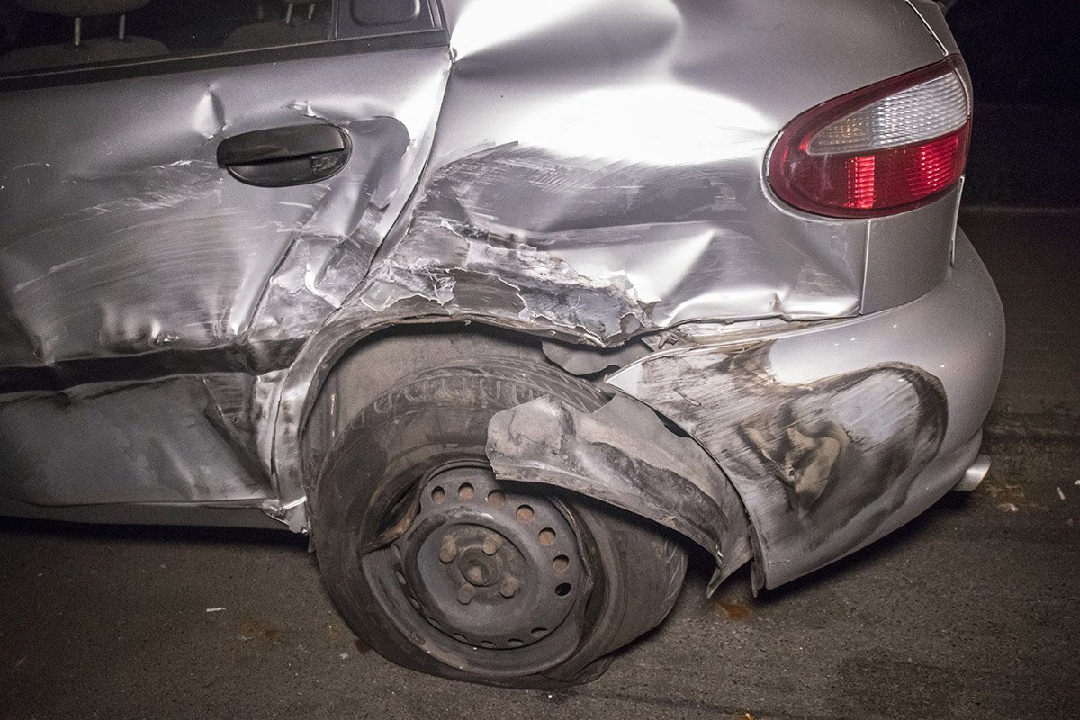 Авария произошла около 22:30 на улице Гончара