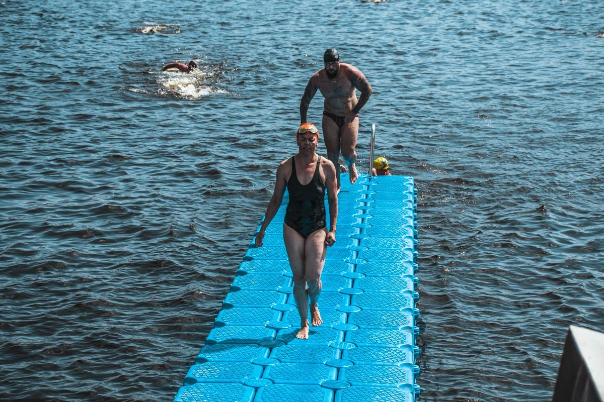 Участие в заплыве мог принять любой желающий 