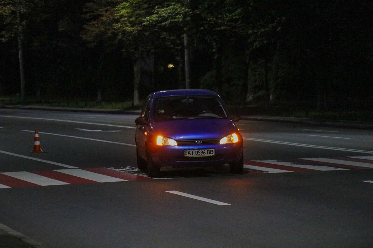 9 июля на Воздухофлотском проспекте автомобиль Lada Kalina сбил пенсионера прямо на пешеходном переходе