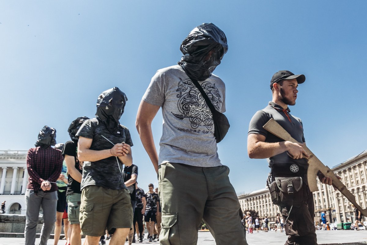 Акция прошла от Майдана Незалежности до Верховной Рады Украины