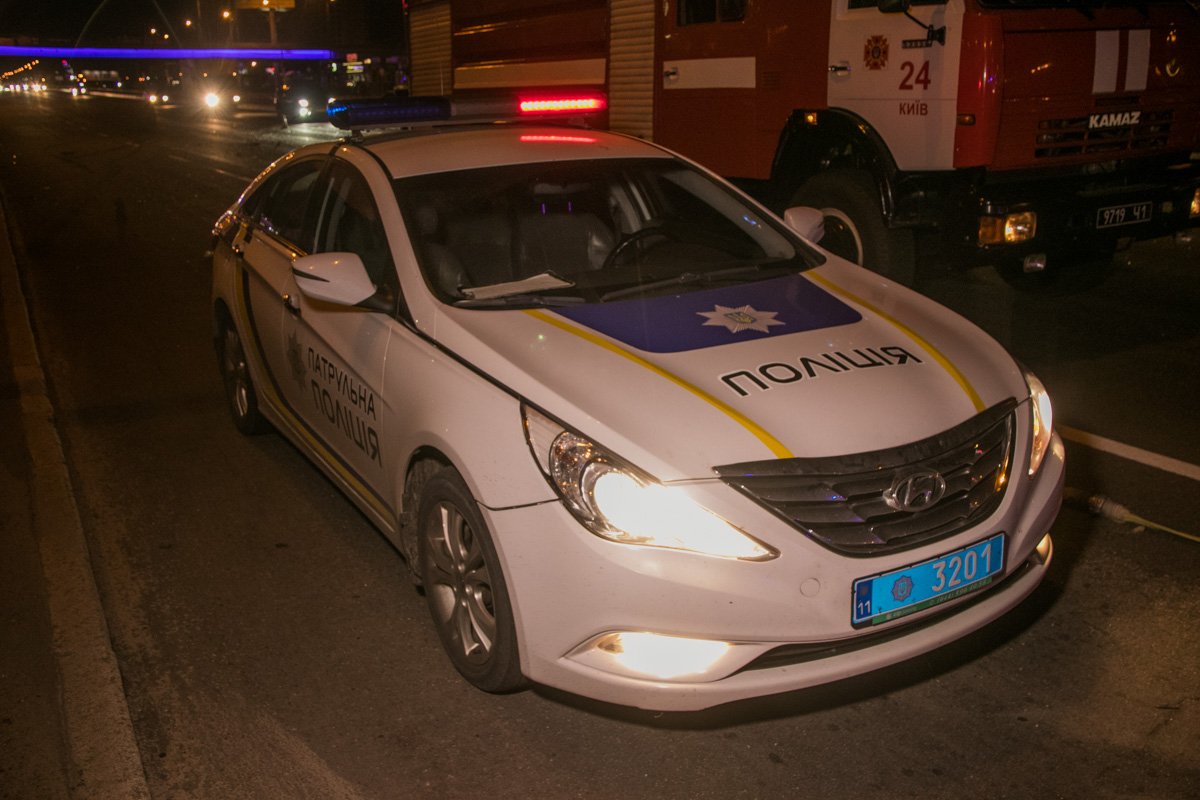 На месте работала патрульная полиция На месте работала патрульная полиция