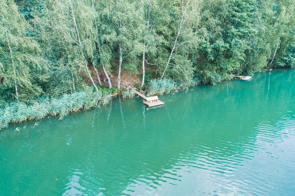 Необычный цвет воды