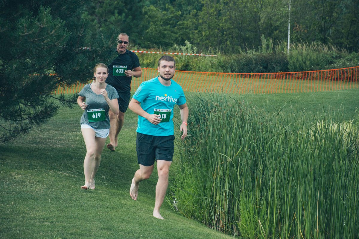 Новички себя пробовали на маршруте в 3,2 километра